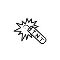 TNT dynamite icon set collection for web vector