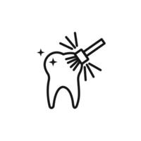 tooth Polish icon set collection for web vector
