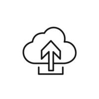Upload Icon set collection for web vector