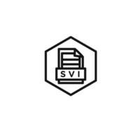 SVI File Document Icon set collection for web vector