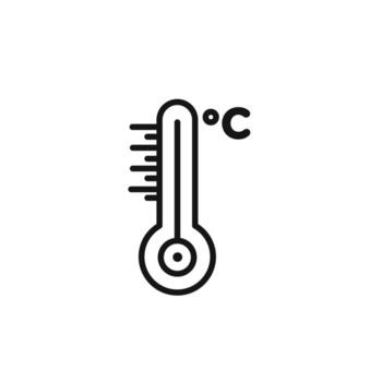 inteligente temperatura icono conjunto colección para web vector
