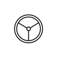 Steering wheel icon set collection for web vector
