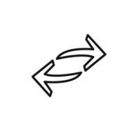 swap Icon set collection for web vector