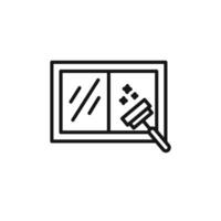 Windows cleaning icon set collection for web vector