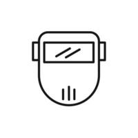 welding shield cover icon set collection for web vector