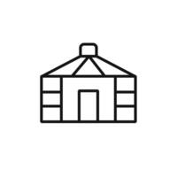Yurt Icon set collection for web vector
