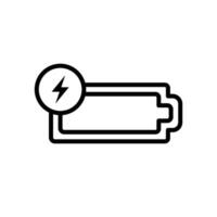 Battery Icon Set Power Source Illustrations for Electronics and Energy vector