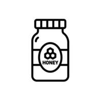 Honey Jar Icon Set Sweet Food Illustrations for Culinary and Nutrition Projects vector