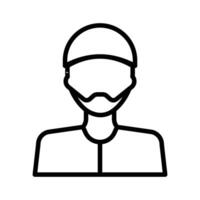 Muslim Man Icon Set Cultural Illustrations for Diversity and Inclusion Projects vector