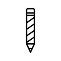 Pencil Icon Set Writing Tool Illustrations for Education and Office Use vector