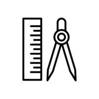 Geometry icon Outline flat Icon vector