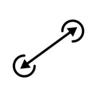 Scalability icon Outline flat Icon vector