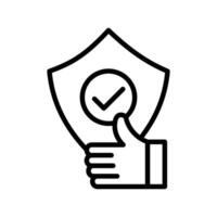 reliability icon set vector