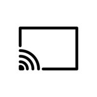 Screencast Icon Outline flat Icon vector