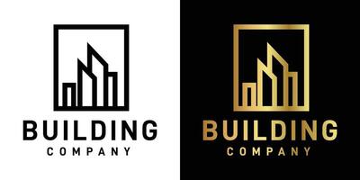 building logo 2 Outline flat Icon vector