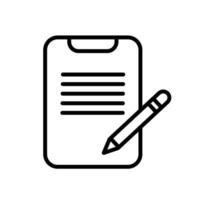 wills and trusts icon Outline flat Icon vector