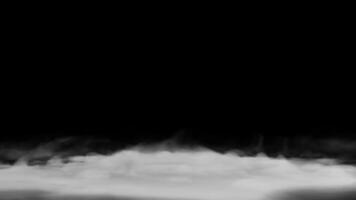 Realistic dry ice smoke clouds fog overlay perfect for compositing into you video