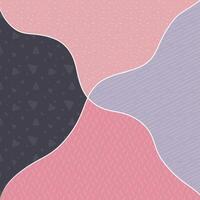 Abstract hand drawn pattern background vector