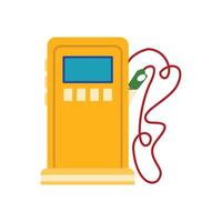 Gas station icon. Flat illustration of gas station icon for web design. fuel indicator on motor vehicles. fuel indicator symbol icon design. Basic element design automotive vector