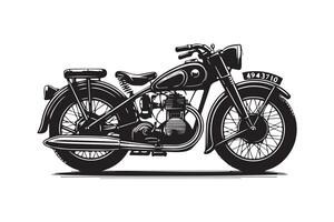 Motorcycle silhouette Illustration Artwork vector