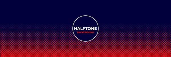 Abstract halftone background with red and navy color vector