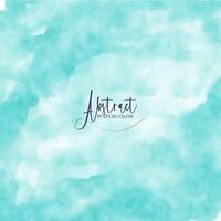 Abstract watercolor paint background art vector