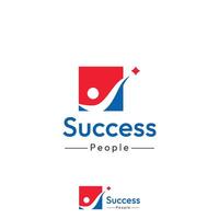 Abstract logo template design of person reaching for the stars with a creative idea.Logo for business, community, success and dreams. vector