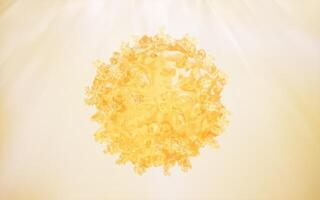 Lymphocytes and biological immune system, 3d rendering. photo