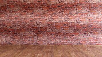 Red brick wall grunge texture, Old red brick wall grunge texture design background, 3d rendering photo