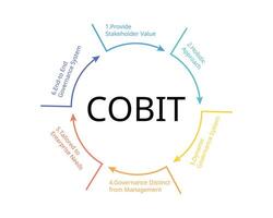 Cobit Governance System Principles 6 principle vector