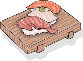 The Three Sushi vector