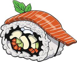 The Sushi Roll vector