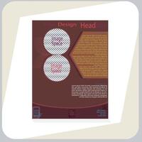 This is business flyer design. It can be used in graphics and web. vector