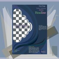 This poster is prepared for all kinds of graphics and web. vector