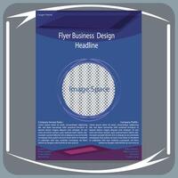 This is business flyer design. It can be used in graphics and web. vector