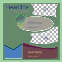 This is Banner design. It can be used in graphics and web. vector