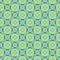 geometric winding checkered pattern of hand drawn swaying green lines and diamond shapes on mint green background vector