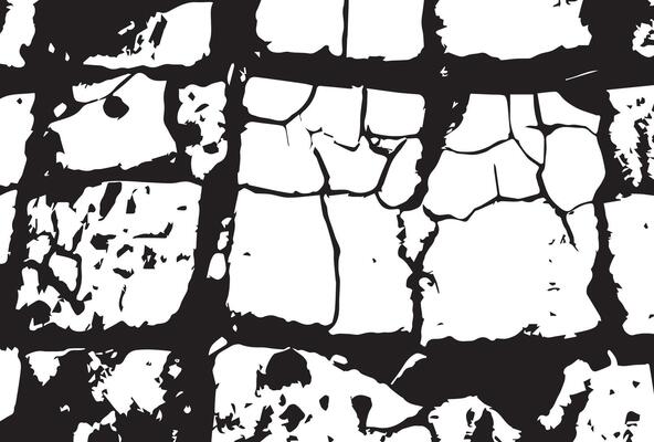 Black and white cement cracked grunge background texture