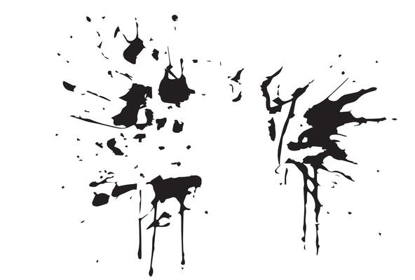 Watercolor spots, ink blots