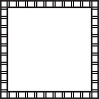 black monochrome square Egyptian ornament. Rectangle, frame, ancient Egypt.Pattern of lotus flowers and sun. Template for stained glass vector