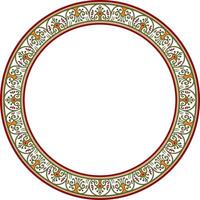 square colored border, frame, Pompeii. Rectangle Neopolitan ornament. Art of Ancient Rome. Template for stained glass vector
