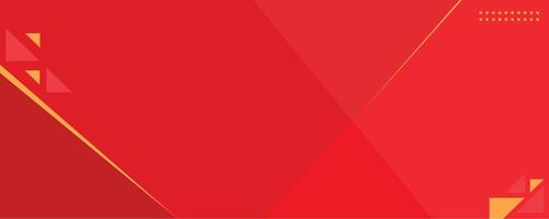 Modern red geometric background vector