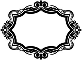 Vintage ornament frame, decorative border frames, retro style isolated icons 3 vector