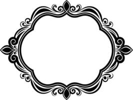 Vintage ornament frame, decorative border frames, retro style isolated icon 2 vector