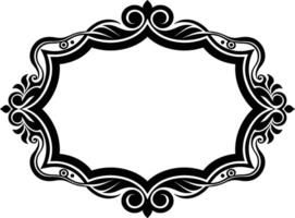 Vintage ornament frame, decorative border frames, retro style isolated icons 3 vector