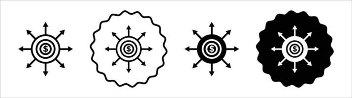 BNPL icon set collection. BNPL Outline flat Icon. vector
