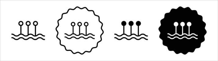 Acupuncture icon set collection. Acupuncture Outline flat Icon. vector