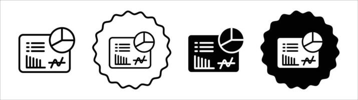 Dashboard icon set collection. Dashboard Outline flat Icon. vector