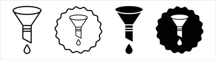 Extraction icon set collection. Extraction Outline flat Icon. vector