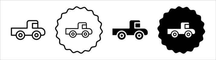 Haul icon set collection. Haul Outline flat Icon. vector